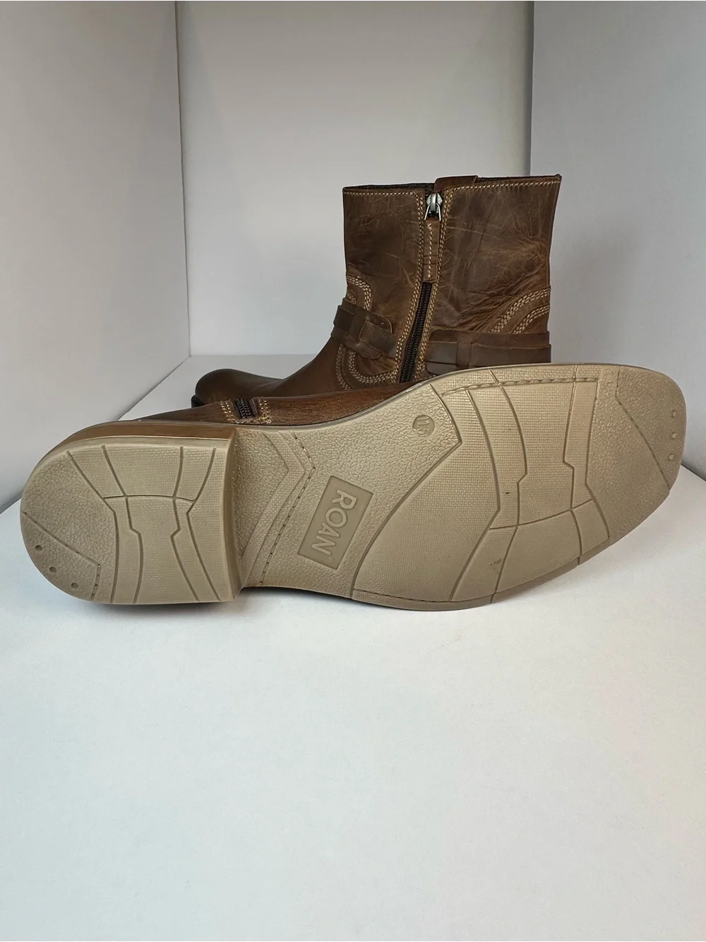 Roan by Bed Stu Colton II Leather Men's Boot Colors:Tan Greenland MM Size 11.5